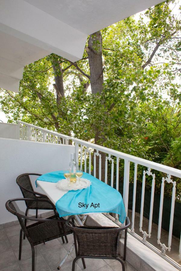 Aello Sea-Seafront Apartments Skála Foúrkas المظهر الخارجي الصورة